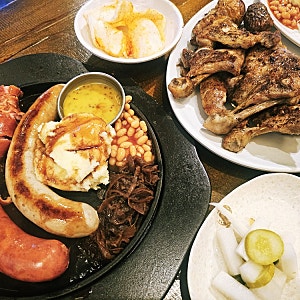 성수역 달맞이광장바베큐 내돈내산 주차, 근교에 놀러온듯한  아이들도 좋아하는곳