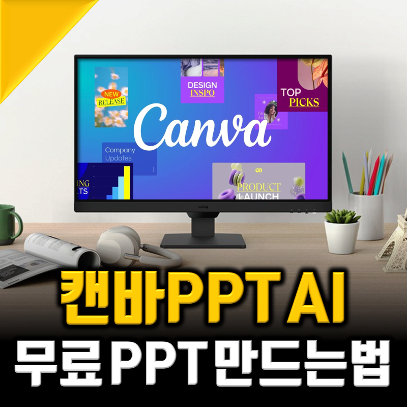 캔바 PPT AI로 무료 피피티 템플릿, 커스텀으로 만들자