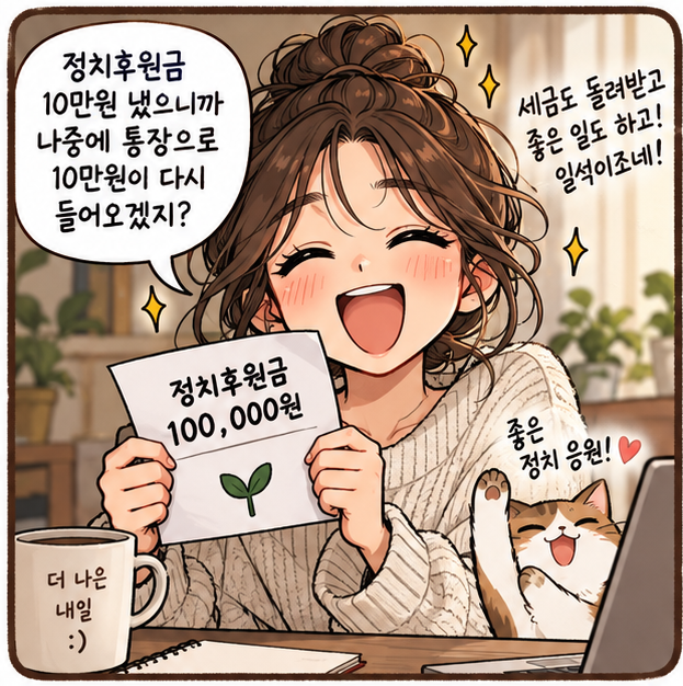 정치후원금 10만원 내면 정말 10만원을 그대로 돌려받을까