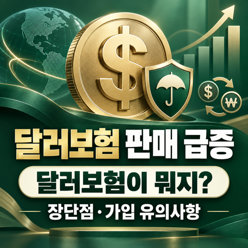 달러보험 판매 3배나 급증했다는데? 달러보험이 뭐지? 장단점과 가입 시 유의사항