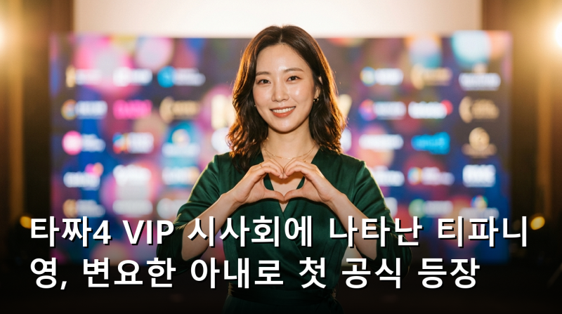 타짜4 VIP 시사회에 나타난 티파니 영, 변요한 아내로 첫 공식 등장