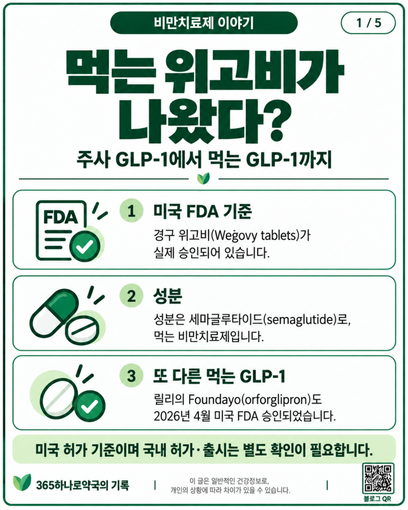 [8] 먹는 위고비가 나왔다? 먹는 GLP-1 비만약 정리