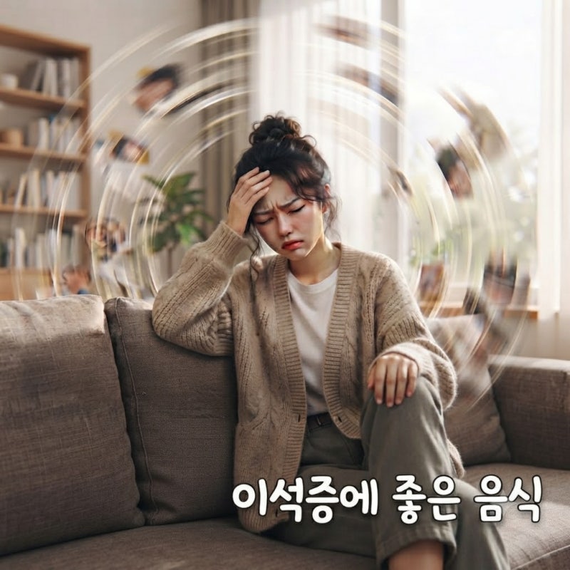 간호사가 알려주는 이석증에 좋은 음식(어지럼증 병원 어디로?)