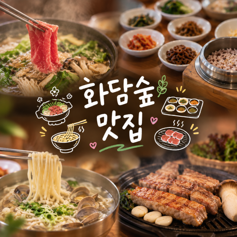 가을여행 가볼만한곳 곤지암 화담숲 근처 맛집 추천 리스트