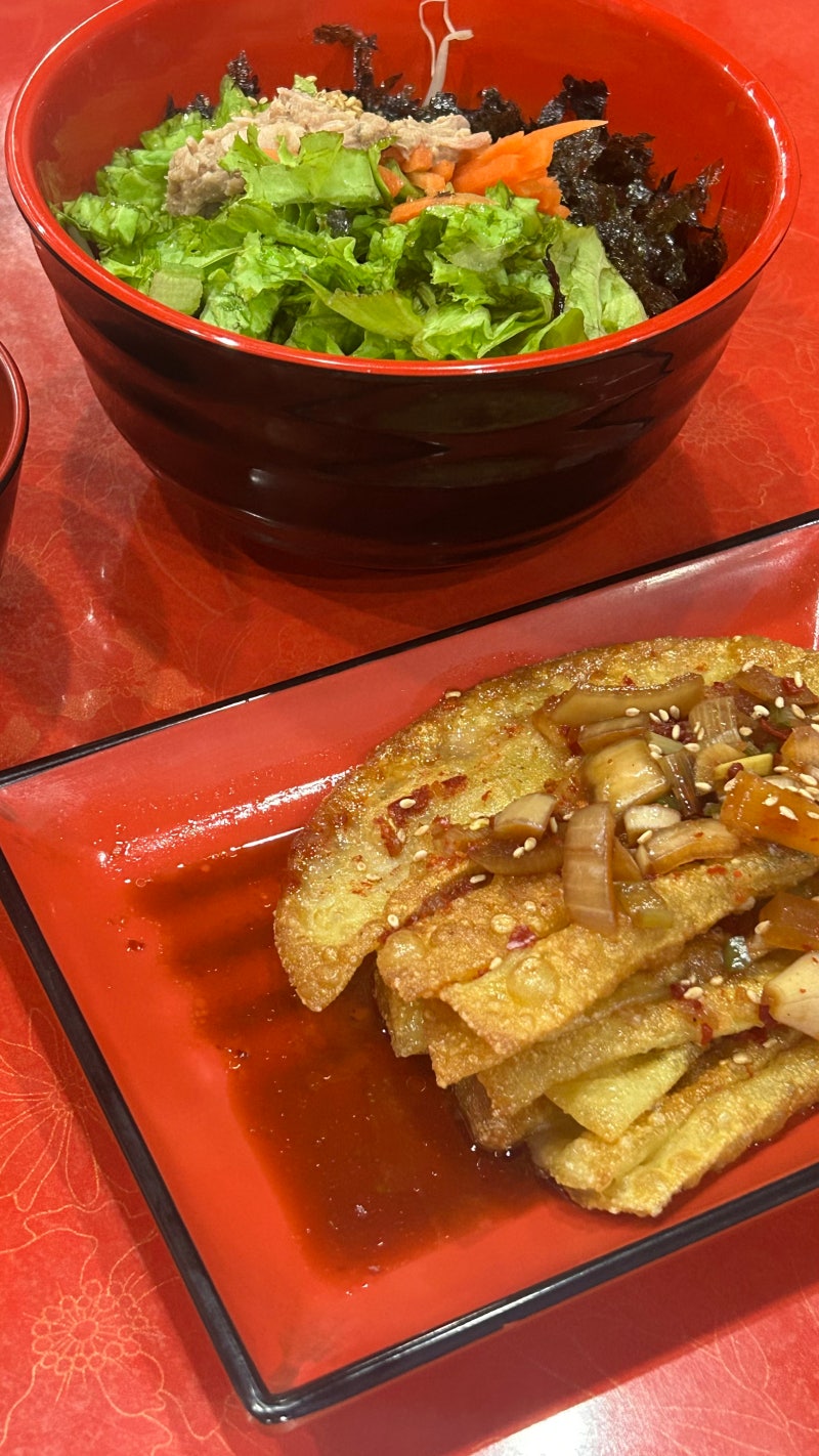 경북, 대구 :: 동성로 맛집 “빨간지붕 공평점” 양념오뎅 참치양념비빔밥 치즈떡볶이 후기