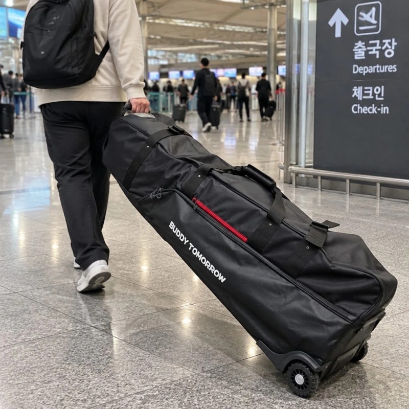 내일은버디 골프항공백 프로팩 하드케이스 바퀴형 캐디백 커버 추천