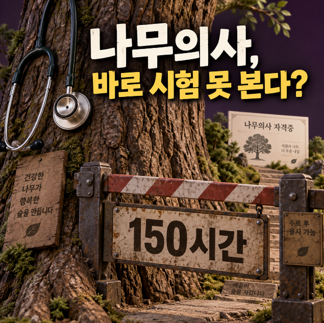 나무의사 자격증 취득방법, 월 500만원 보장은 진짜일까? 응시자격·150시간·연봉 현실