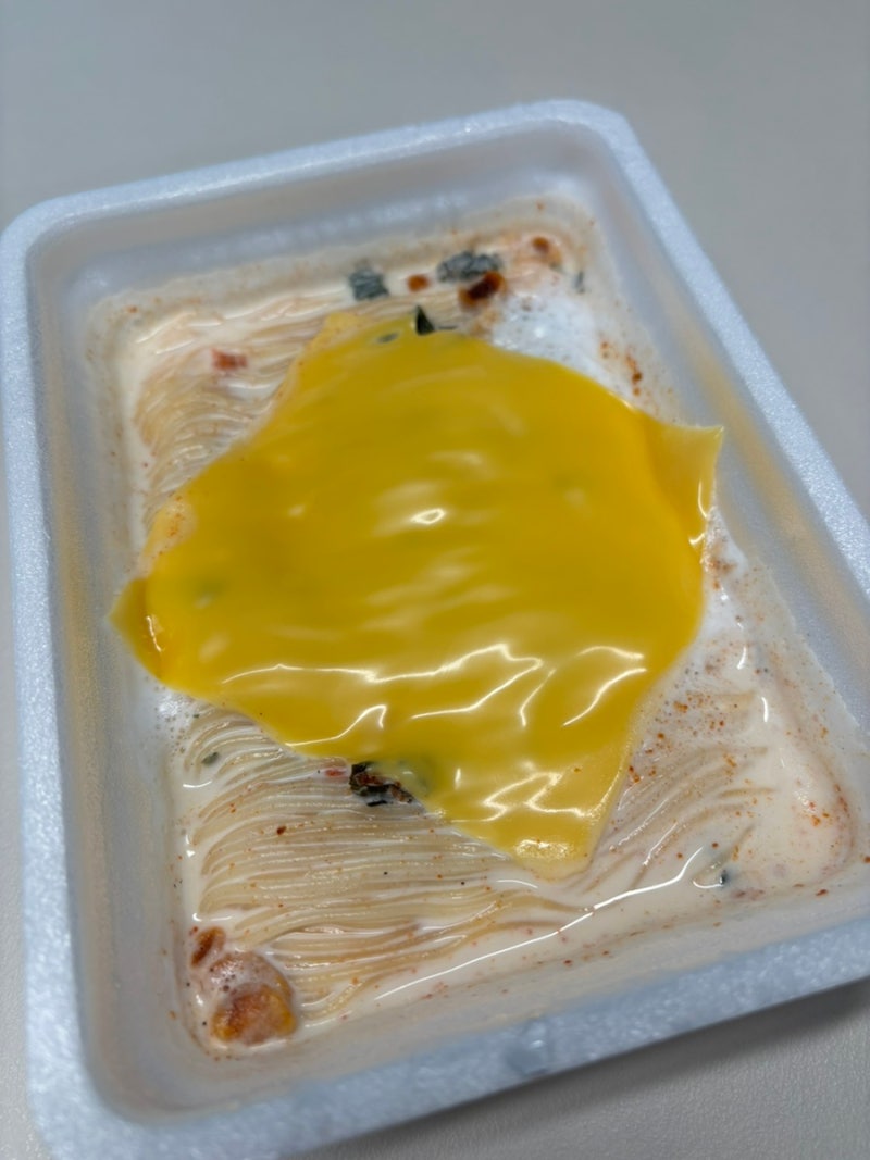 백제쌀국수 얼큰한맛으로 까르보나라 만들기 야매요리 레시피