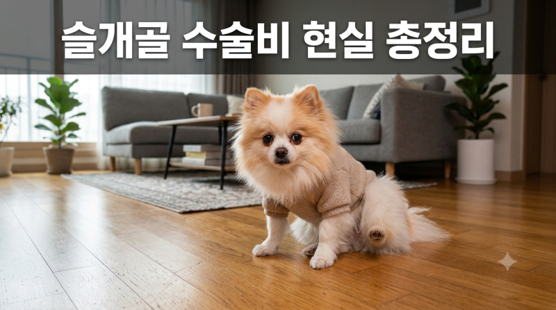 "다리 좀 절었을 뿐인데 300만원?" 반려견 슬개골 수술비 영수증 보고 충격받은 이유