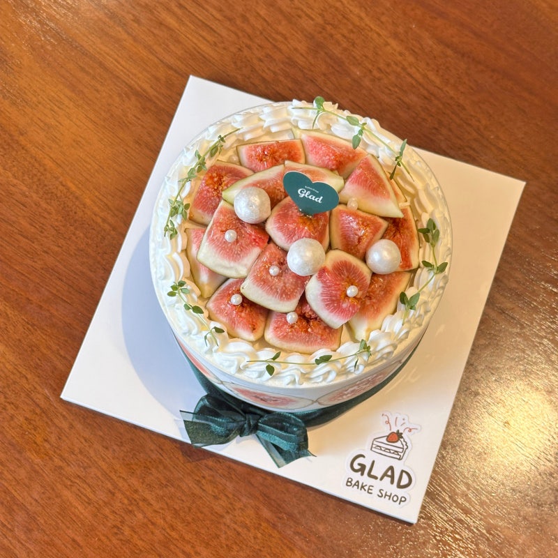 일산 케이크 맛집 글래드베이크샵, 무화과 홀케이크 포장 후기
