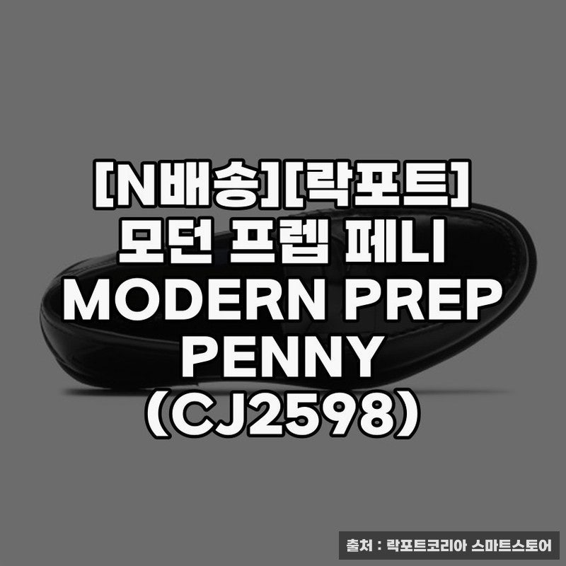 남자 신발 락포트 페니 로퍼의 단정한 활용