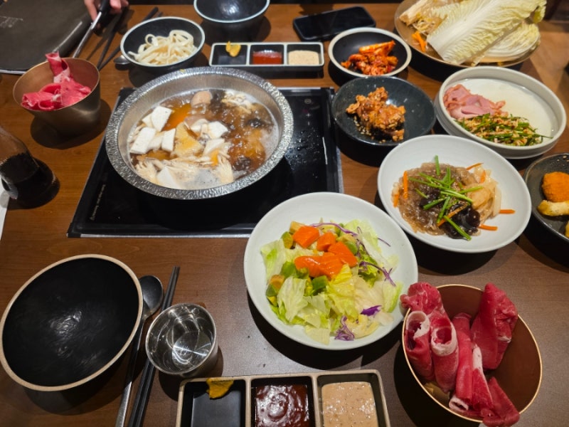 서면롯데백화점 한정식 샤브샤브 맛집 바르미한정식샤브 롯데백화점부산본점