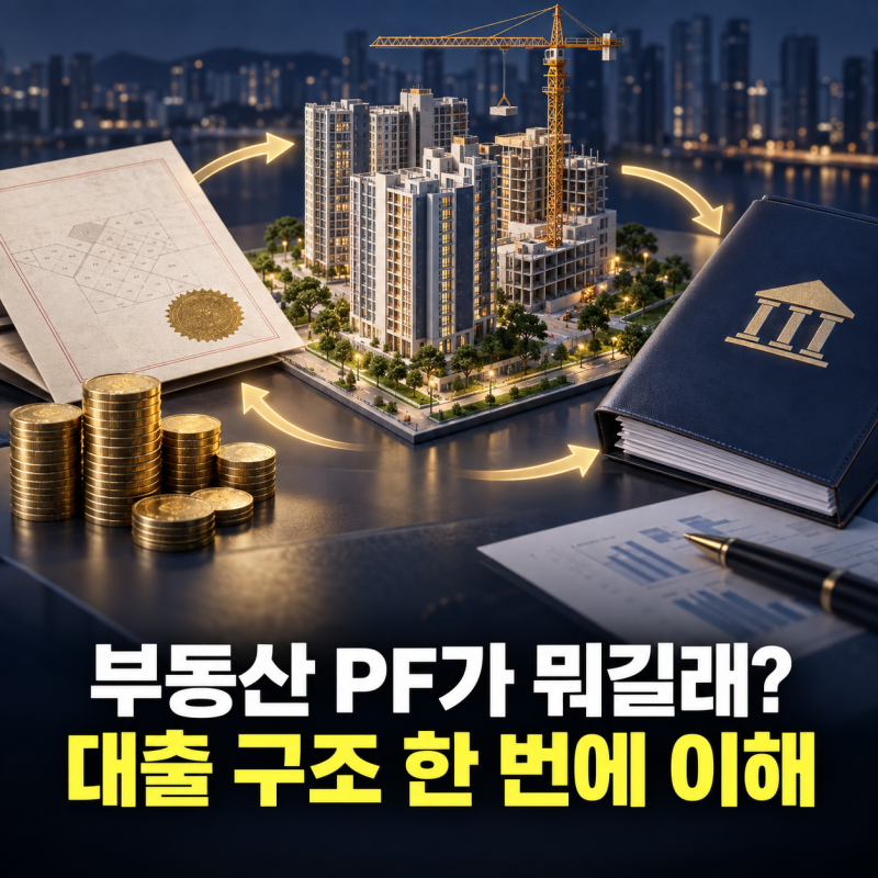 부동산 PF 뜻 약자 대출 구조 절차 부실 위기 리스크 총정리!