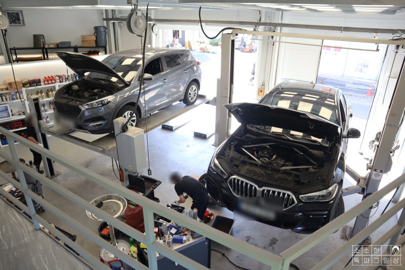 강동 bmw엔진오일 수입차 전문점 닦고조이고기름치자 카센터