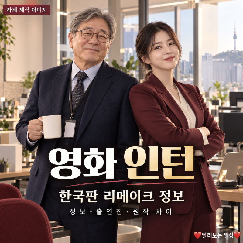 영화 인턴 한국판 출연진 원작 차이, 최민식 한소희 줄거리 후기