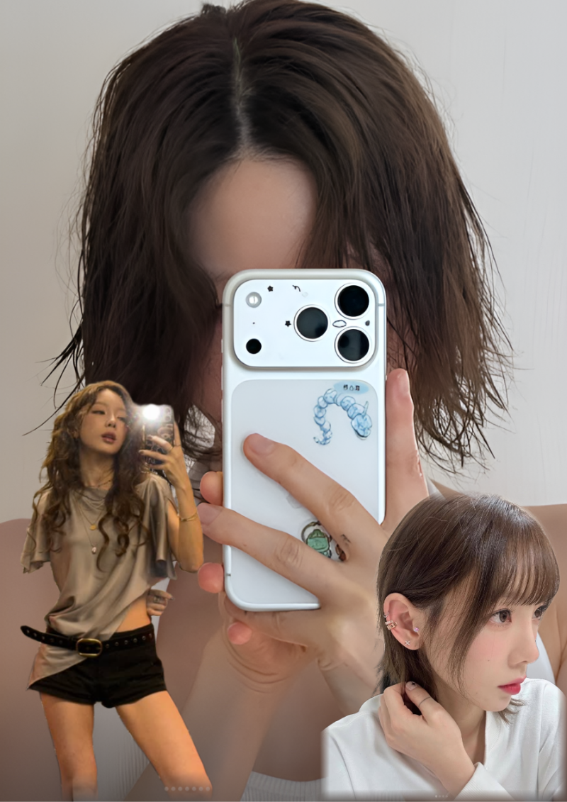 태연 단발머리 변신 근황, 긴 생머리 자른 듯 달라진 청순 시크 분위기
