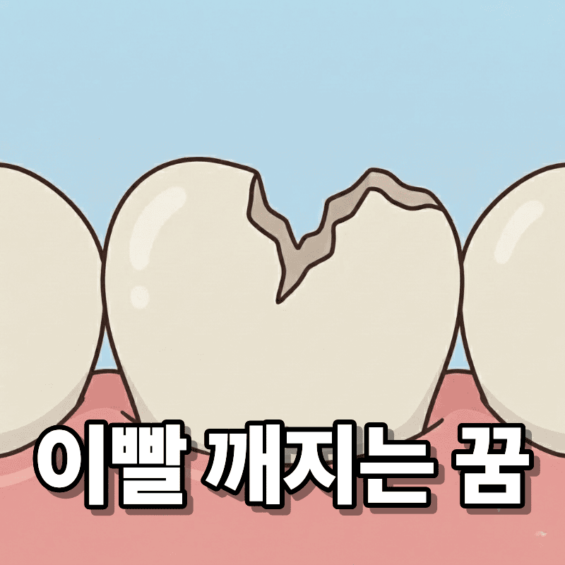 이빨 깨지는 꿈 주변에서 일어나는 변화에 주의하라는 메시지