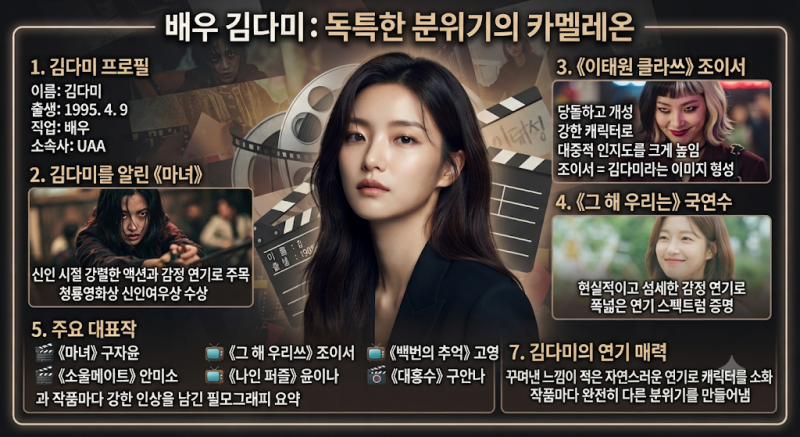 김다미 프로필｜마녀부터 이태원 클라쓰, 나인 퍼즐까지