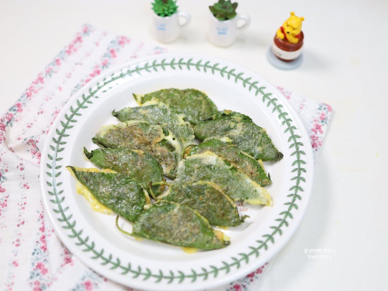 동그랑땡 반죽 활용한 전 종류 추석 음식 돼지고기 깻잎전 레시피