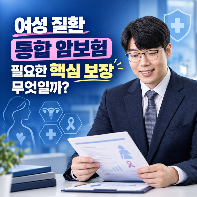 여성 질환 통합 암보험 필요한 핵심 보장은 무엇일까?