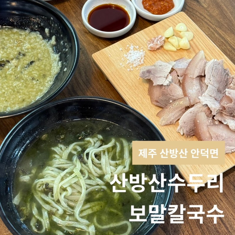서귀포보말칼국수 산방산수두리보말칼국수 보말죽