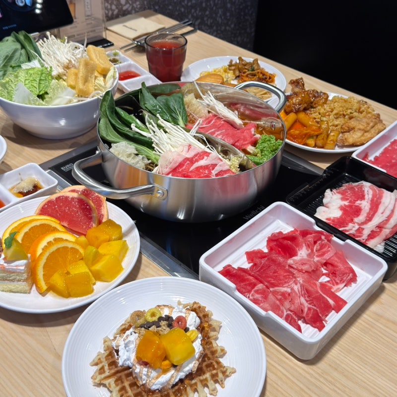 부산 기장 동부산아울렛 맛집 추천 로운샤브샤브 롯데몰 동부산맛집 신상 샤브샤브 무한리....