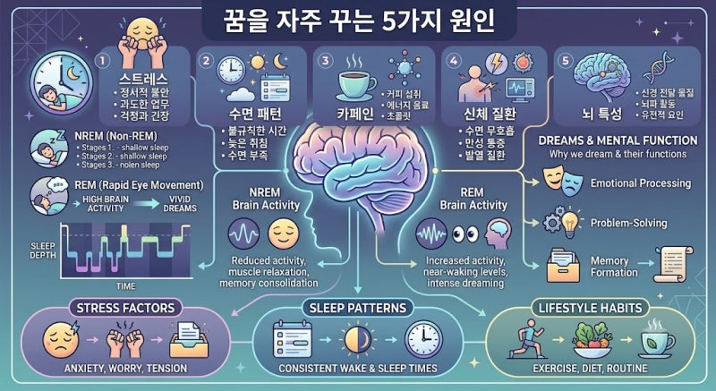 왜 어떤 사람은 꿈을 자주 꿀까?