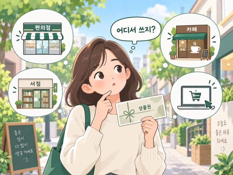 상품권 사용처 총정리, 온라인·오프라인에서 쓰기 전 확인할 것 ️