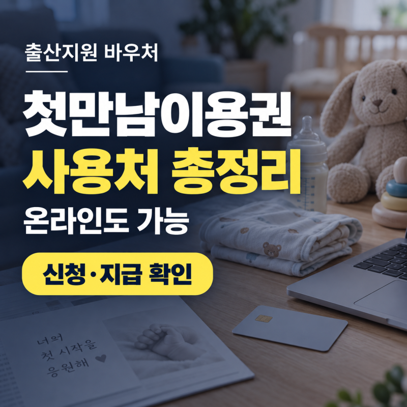 첫만남이용권 사용처 어디까지? 지급일·신청방법·쿠팡 사용 가능할까?
