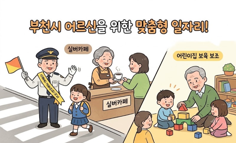 경기도 부천시 60세 이상 어르신 일자리 찾기｜2026년 모집 자격부터 월급·신청 방법 안내