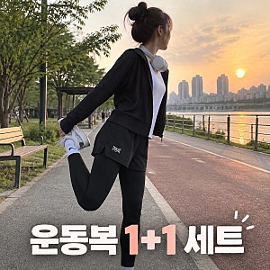 에버라스트 1+1 여자 투인원 반바지 레깅스 세트 추천 및 착용감 정리