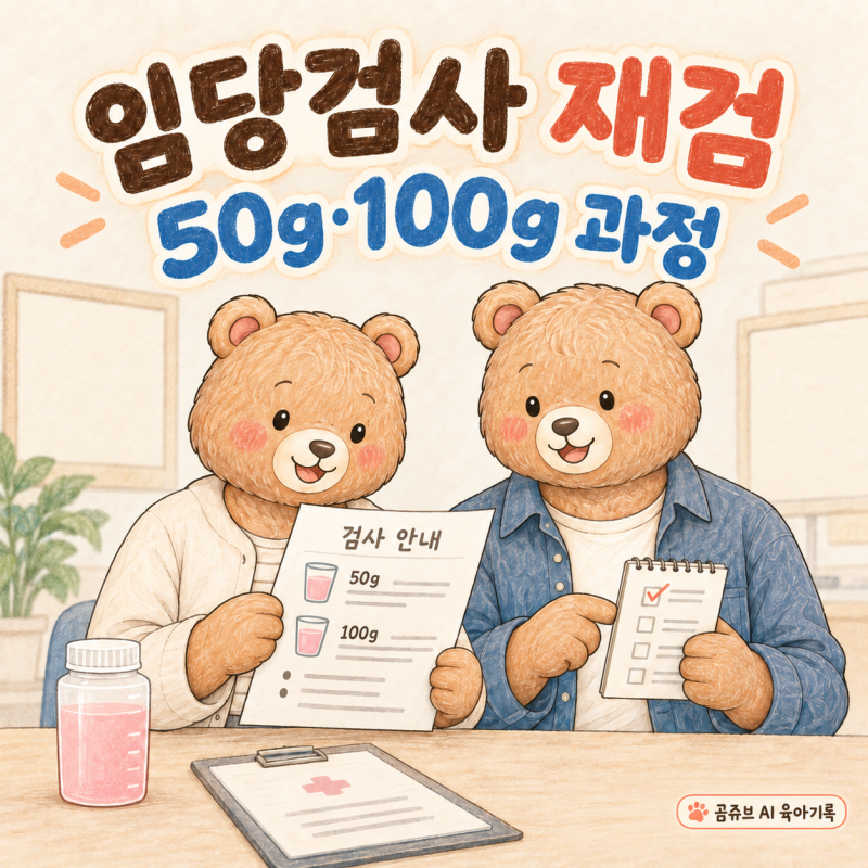 임당검사 50g·100g 재검 과정, 당일 준비부터 결과 확인까지