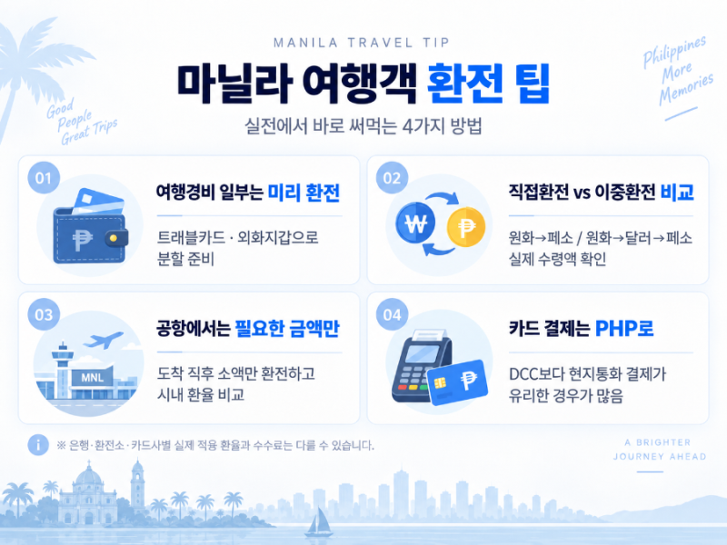 2026년 9월 필리핀 페소 환율 전망｜1페소 22원 아래로? 마닐라 환전 팁까지