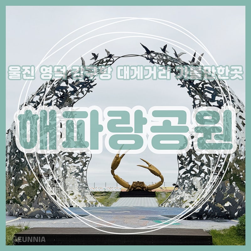 울진 영덕 대게거리 가볼만한곳 해파랑공원