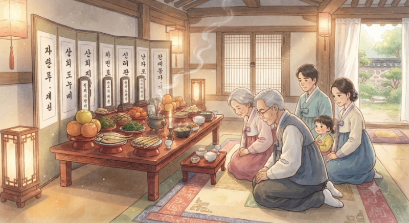 제사상 차리는 방법, 음식 놓는 순서와 위치 쉽게 알아보기