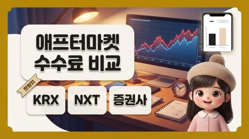 증권사별 애프터마켓 수수료 비교하는 법