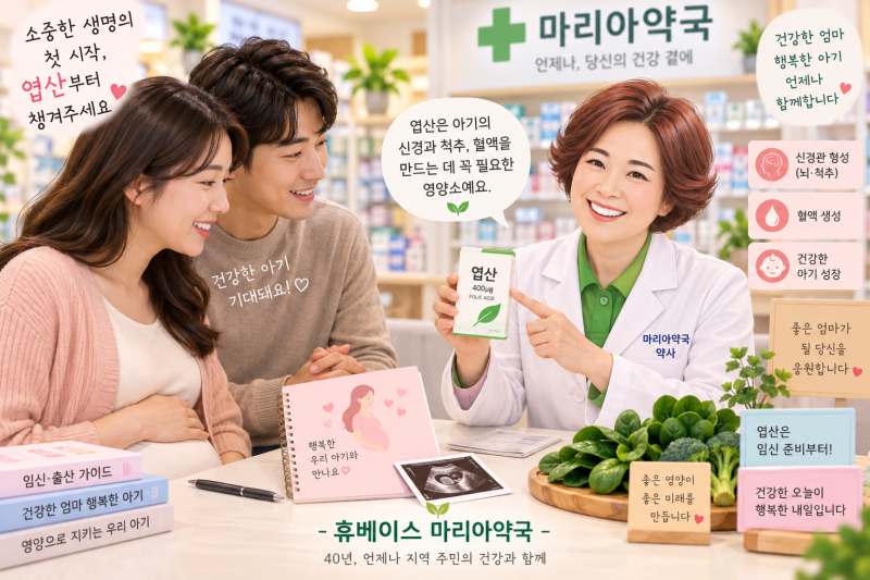 예비 엄마 필수! 임산부 영양제 총정리 / 휴베이스 마리아약국