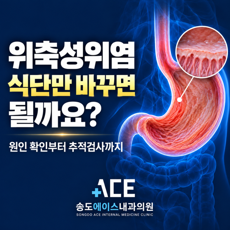 위축성위염, 식단만 바꾸면 될까요? 헬리코박터와 위내시경 추적관리