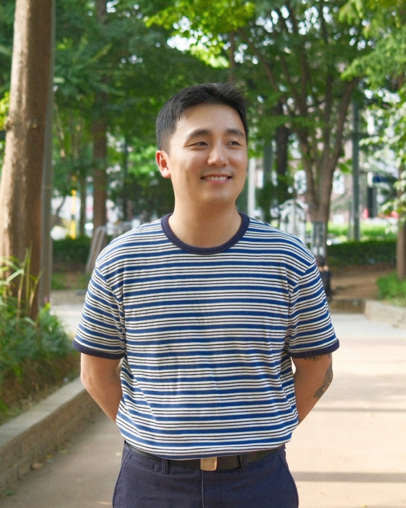 ‘코삿’ 스트라이프 링거티, 치노팬츠 두 가지 리뷰 및 코디!