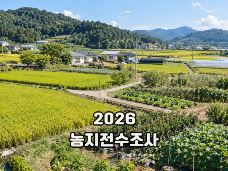 2026년 농지전수조사 대상과 기간 및 확인사항 총정리