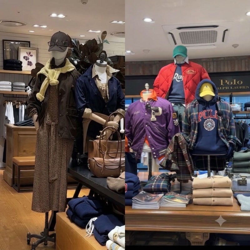폴로는 색감이 다했다? 백화점 폴로 우먼&맨즈 가을 마네킹 코디 총정리 (착장 14선)