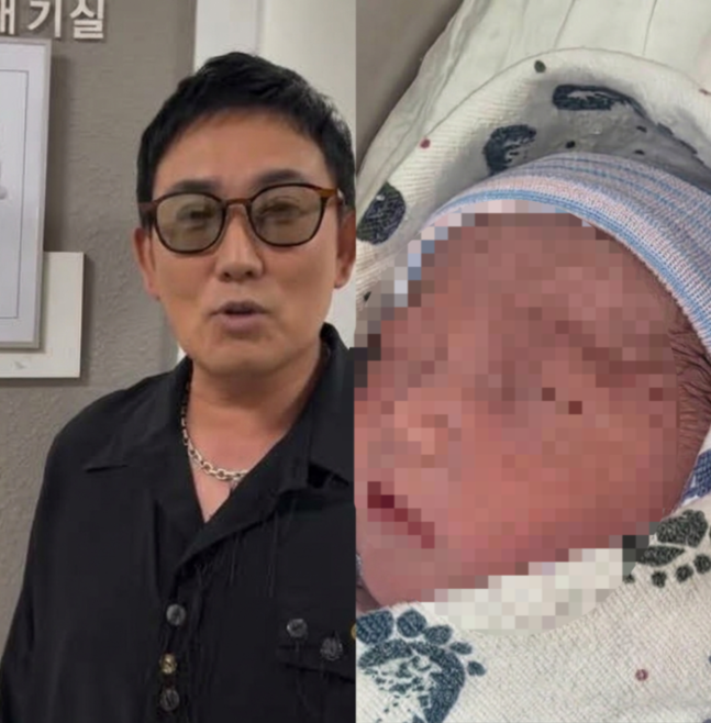 "저 오늘 할아버지 됐어요" 이승철 첫 손주 정유한 탄생