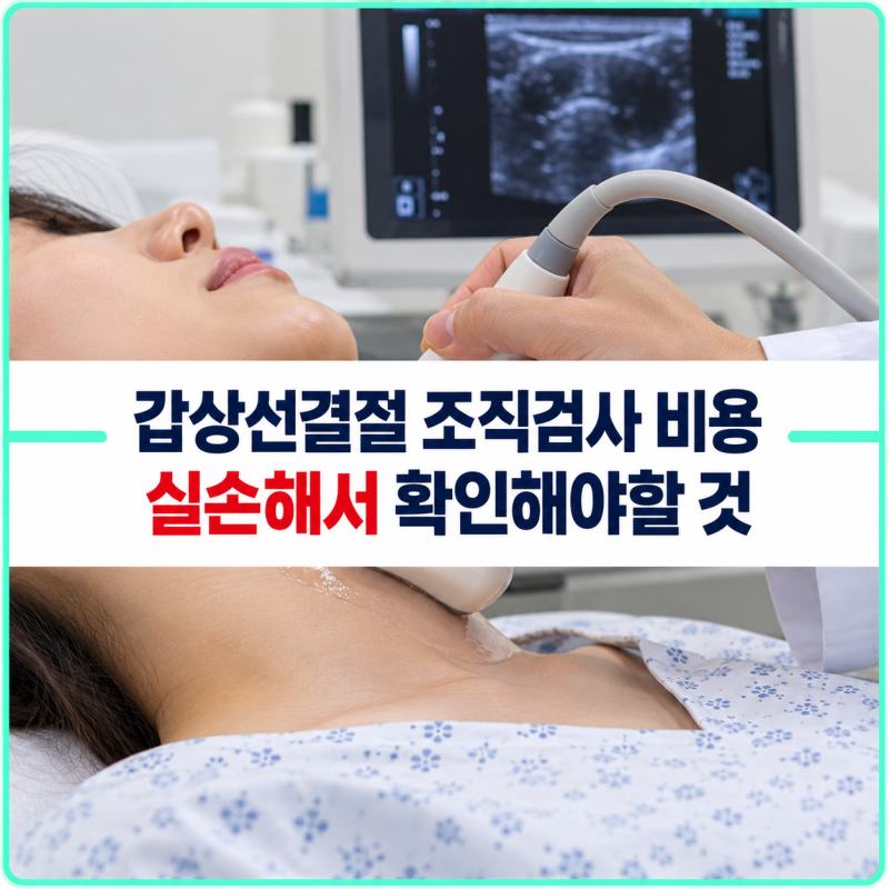 갑상선결절 조직검사 비용, 세침검사까지 했다면 실손에서 무엇을 확인할까