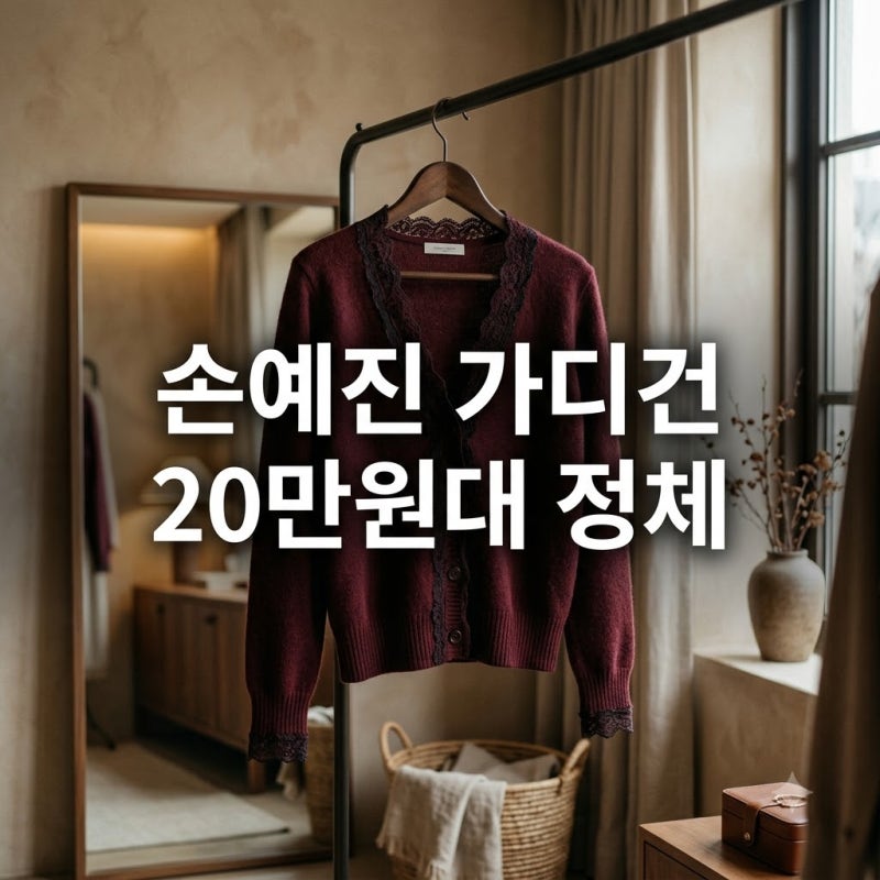손예진 착용 20만원대 가디건 정체는? 프랑스 브랜드 카롤 디자인 가격 완벽 정리
