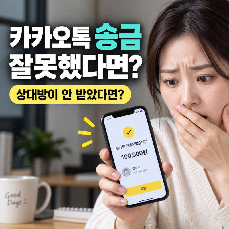 카카오톡 송금 잘못했을 때 취소하는 방법｜상대방이 안 받았다면?