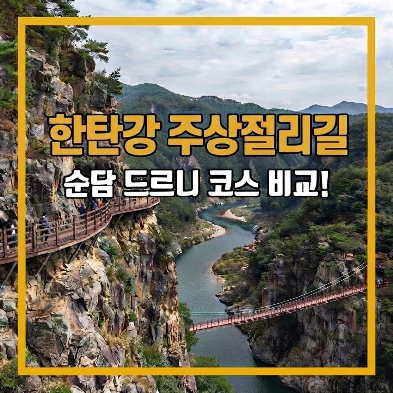 철원 한탄강 주상절리길 코스 완벽 가이드: 드르니매표소 vs 순담 선택 팁과 잔도 후기