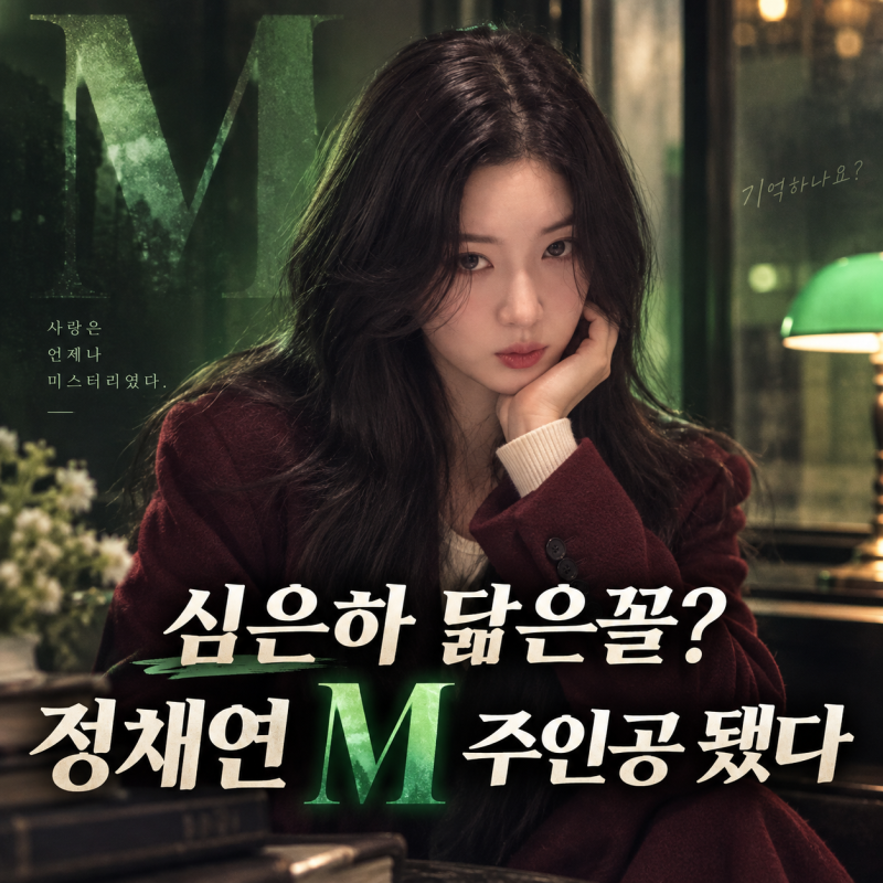 심은하 닮은꼴 정채연 33년 만의 M 리부트 주연에 가을패션까지 화제