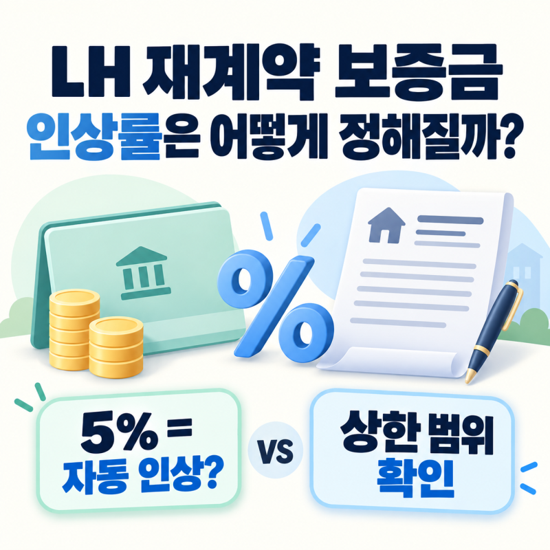 LH 재계약 보증금, 인상률은 어떻게 정해질까?