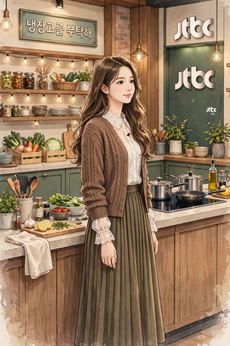 냉부해 88회 손예진 패션, 브라운 니트 셋업이 에르마노 설비노였다고? 버건디 가디건까지