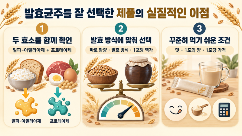 파로효소의 발효균주는 왜 중요할까? 장점과 제품 선택 기준
